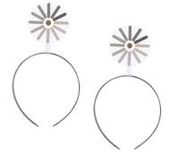 2PCS "Loading" Creative Headband/Hairpin, Brain Dead Hair Accessories, Fun Rotating Loading Symbol. Suitable For Both Men And Women, Perfect For Parties And Casual Everyday Wear