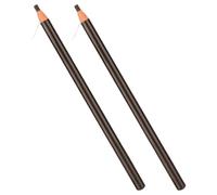 2pcs Long Lasting Waterproof Eyebrow Pencil Coffee Wax Smudge Proof | Precision Brow Pen for Beginners, Sweat Resistant Wear, Sparse Areas, Special Events and Gym Workouts