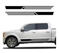 2PCS Long Stripe Car Side Skirt Sticker Car Vinyl Decal Self-Adhesive Waterproof Auto Decor Accessories, for Ford F-150 Raptor
