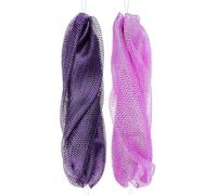 2PCS Loofah with Knotted Handle - Scrubber Bath Exfoliating Suitable for Shower Use for Bath(Set B)