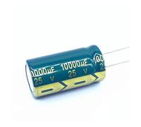 2pcs/lot 25V 10000UF Low Impedance high frequency aluminum electrolytic capacitor size 18 * 35 10000UF25V 20% IDGTTLDF