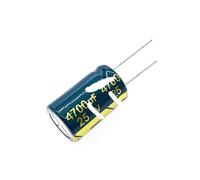 2pcs/lot 25V 4700UF 16 * 25 Low Impedance Aluminum Electrolytic Capacitor 4700uf 25v 20% MQXFCZUX