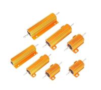 2pcs/lot 25W Aluminum Power Metal Shell Case Wirewound Resistor 0.01R~10K 1 5 10 20 33 56 68 100 200 330 ohm Car Load Resistance NWPNLXEA(1K)