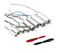 2pcs/lot 3.7V 610 612 716 720 816 1020 Coreless DC Motors + Propellers Blades High Speed Engines DIY Quadcopter UAV RC Drone ICXLPMC(612)