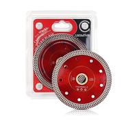 2Pcs/Lot 4.5“ Super Thin Diamond Porcelain Saw Blade Ceramic Cutting Disc for Cutting Ceramic or Porcelain Tiles (4.5"-2pcs)