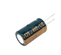 2pcs/lot 400V 120UF high frequency low impedance 400V120UF aluminum electrolytic capacitor size 18 * 30 20% AUOQKQUT