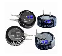 2PCS/Lot 5.5V Capacitor 0.022F 0.047F 0.1F 0.22F 0.33F 0.47F 1F 1.5F 4.0F 5.0F Button Type capacitor V/H/CType BIANMTSW(C-Type 0.1F)