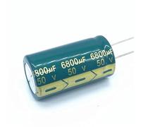 2pcs/lot 50V 6800UF aluminum electrolytic capacitor size 22 * 40 6800UF 50V 20%