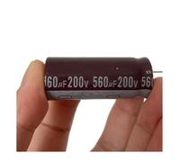 2pcs/lot 560UF 200V 18 * 45mm Aluminum Electrolytic Capacitor 560uF200V 200V560uF 18X45 20%