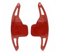 2pcs/lot ABS Car Steering Wheel Paddle Shifter Extension Compatible With BMW F30 F31 F32 F10 F20 F22 F15 F16 X1 X3 X4 X5 X6 Shift(Carbon Red)