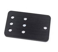 2Pcs/Lot Aluminum Pulley Plate Mounting Plate Pulley Idler Board Compatible with Machine 3D Printer Parts/2