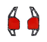 2pcs/lot Car Sports Steering Wheel Shift Paddle Shifter Fit Compatible With Audi A4 A8 A5 A6 S5 S6 Q5 Q7 RS6 TT TTS TTRS ABS Carbon Fiber(Forged Carbon)