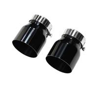 2pcs/lot Exhaust Tip Compatible For BMW F22 F23 M235i M240i F20 F21 M135i M140i F30 F31 M335i M340i F32 F33 F36 M435i M440i ID60mm Muffler(Black)