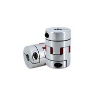 2pcs/lot Flexible Jaw Spider Plum Coupling Shaft Coupler D40 L65mm 14/17mm With a keyway 5mm at one end(10-17 (5mm keyway))