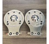 2PCS/LOT Metal Diaphragm For JBL 2412 2412H 2412H-1 For JRX 10-912 JRX100 (Bundle : White film 4 ohm)