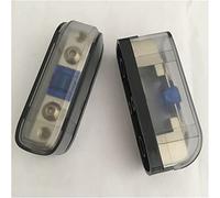 2pcs/lot Power Cable 4AWG 8AWG in Out Bolt-on Fuse Car Amplifier Automotive Holder with Mini ANL 60A(With 2pcs fuse 40A)