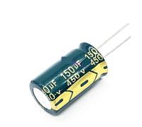 2pcs/lot RA03 450V 150UF size 18 * 30MM high frequency low impedance 400V150UF aluminum electrolytic capacitor 20% Capacitance Meters