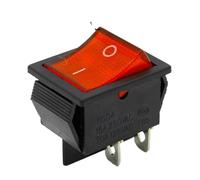 2Pcs/Lot Red 4 Pin Light On/off Boat Button Switch 250V 16A AC AMP 125V/20A IDGTTLDF