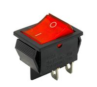 2Pcs/Lot Red 4 Pin Light On/off Boat Button Switch 250V 16A AC AMP 125V/20A IDGTTLDF