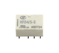 2PCS/LOT Relay HFD4/3-S 4.5V 5V 12V 24V S SR 2A 8Pin Two Sets Of Conversion SMD DIP(HFD4-V-5)