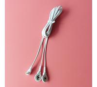 2Pcs/lot Replacement Electrode Wires for Digital Massager Units or TENS 7000 and TENS Electronic Therapy Machines