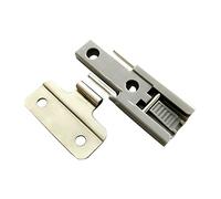 2Pcs/Lot Reversal Folding Slidng Door Hinge,4" Bi-fold Closet Wardrobe Cabinet Cupboard Tracked Door