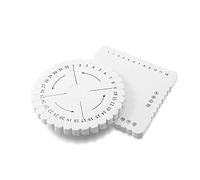 2pcs / lot Round Square Knitting Beading Cord Disc Disk Weaving Beading Foam Board for DIY Jewelry Making Braiding Tool Supplies Fashion