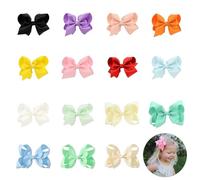 2pcs Lovely Baby Bows Hairpins Washing Face Hairclip Women Ponytail Hairclip For Babies Girls Toddler