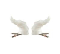 2PCS Lovely Hair Clip For Girls Small Devil Horn Shape Hair Barrettes Duckbills Braids Hair Barrettes For Teenager Girls
