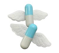 2pcs Lovely Pill Star Wings Hair Clip Sweet Hairpins Fashion Hair Side Clip Hair Accessory For Kids Teens Girls Wings Hair Clip, Blue