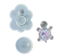 2Pcs Lovely Turtles Figurine Silicone Mold Set Sturdy Materials Ideal for Crafting and Home Decors Projects Turtles Figurine