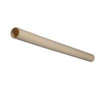 2pcs Low Dielectric Loss Porcelain Hollow Duct Tube ID 19mm * OD 25mm, Bundle Protection Heat Insulation Tube(34mm)(25mm)