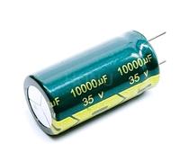 2pcs Low/Impedance High Frequency 35v 10000UF Aluminum Electrolytic Capacitors Size 18 * 35mm 10000UF35V 20%