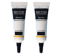 2PCS LubricantGrease Waterproof Food Grade Silicone Plumbers' Fitting Grease for Rings, 10g