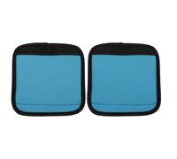 2pcs Luggage Handle Wraps Blue Neoprene for Suitcase Travel Use | Multi Functional Grip Covers, Easy to Spot Luggage, Versatile Accessory, Suitcase Handle Saddles
