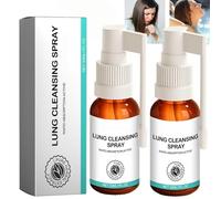 2PCS Lung Cleansing Spray, Natural Respiratory Cleanse & Breathe Spray,Lung Cleanse Mist,Lung Exerciser for Healthier and Cleaner Lungs, Powerful Lung Support & Cleanse,Lung Cleanser,Lung Care Essence