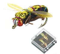 2pcs Lures Trout Flies Designed to Mimic Insects for Freshwater and SFor altwater Fishing (9-2d)