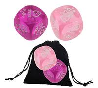 2Pcs Luxury Creative Party Games Love Dice Naughty Couple Dice for Adults -Pocket Decision Dice Fun Challenge Dice - Novelty Gift for Him or Her (#1)