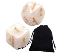 2Pcs Luxury Naughty Couple Dice Love Positions Dice Funny Party Bar Pub Dice for Family Lovers - Novelty Romantic Dice for Him and Her (#2)