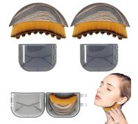 2PCS Lymphatic Contour Face Brush, Lymphatic Drainage Massager for Face, Chin & Jawline Sculpting, Portable Dry Brushing Face Body Brush Improve Circulation, Ergonomically Designed to
