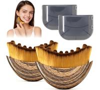2Pcs Lymphatic Drainage Brush for Face, Contour Face Brush Lymphatic Drainage Massager & Dry Brushing Tool, Ergonomic Design for Daily Facial Care