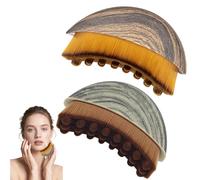 2PCS Lymphatic Drainage Brush, Lymphatic Contour Face Brush, Facial Dry Brushing Brushes, Gua Sha Guasha Cleansing Brushes Massager for Face & Body, Chin & Jawline Sculpting Fatigue Relief