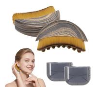 2PCS Lymphatic Drainage Face Brush - Soft Bristle Facial Massager for Jawline Sculpting & Puffiness Reduction - Ergonomic Contour Tool for Skin Care & Circulation Support