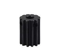 2Pcs M1 5mm 10T 11T 12T 13T 14T 45# Steel Metal Pinion Motor Gear Hole 4/6/6.35/7/8mm(7mm,2PCS 1M12T)