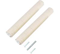 2Pcs M10 Cat Tree Replacement Post - 10mm Bolt Sisal Cat Scratching Post Replacement Pole DIY M10 Bolt Sturdy PVC Tubes Screws Included (3.35 * 19.68")