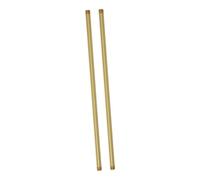 2pcs M10 Copper Lamp Stem 12 Inch Hollow Threaded Tube for Repair