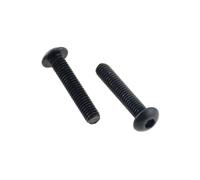 2pcs M12x20 25 30 35 40 45 50 55 60 Grade10.9 Blak Button Head Screw Hex Socket Round Screws(35mm)