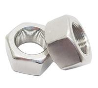 2pcs M16 x 1.0mm Pitch Hex Nuts Stainless Hex Nu, Metric Fine Thread Hex Nuts