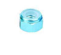 2pcs M2 .5 M3 M4 M5 M6 M8 Aluminum Hex Lock Nut Anodized Multi-color Colourful Alloy Insert Locking Nuts 2/6/8/10Pcs(Sky blue,M5 (6Pcs))