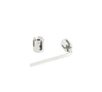 2PCS M2/M3/M4/M5/M6/M8 Stainless Steel 316 Wire Rope Trellis Systems Green Wall Cross Clip Clamp(for 2mm Wire-S)